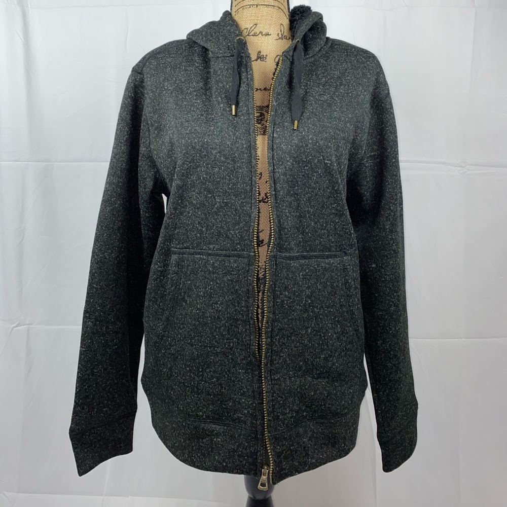 Sherpa Zip Up Hoodie Weatherproof Vintage